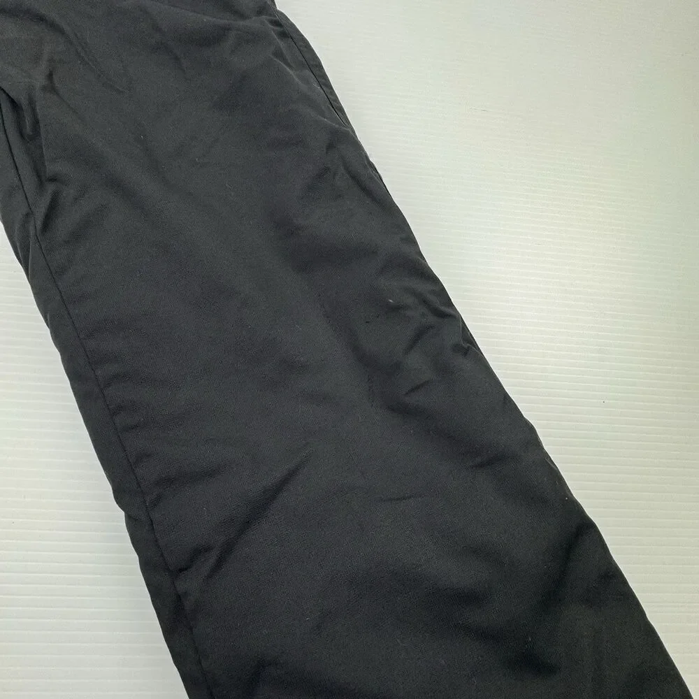 Childrens Place Snow Pants Kids 7 Black Adjustable Waist Athleisure Winter Ski